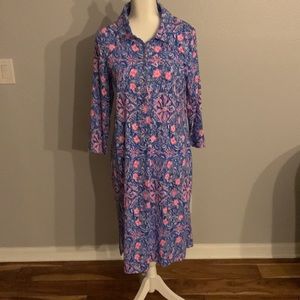 Lily Pulitzer dress XL blue/pink